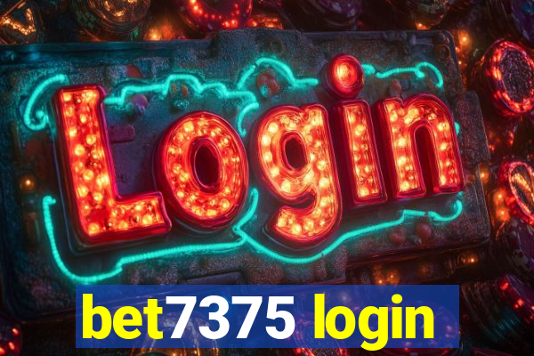 bet7375 login